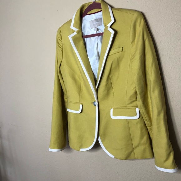 Banana Republic Goldenrod Blazer Size 8 - Picture 2 of 8